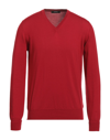 Alpha Studio Sweaters In Red