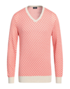 Drumohr Sweaters In Coral