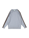 Fendi Kids' Sweaters In Grey
