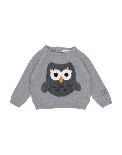 Dolce & Gabbana Kids' Sweaters In Grey