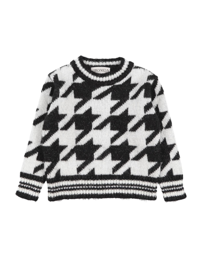 Simonetta Kids' Sweaters In Black