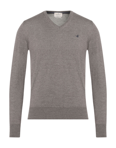 Brooksfield Sweaters In Grey