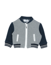 Aletta Newborn Boy Cardigan Grey Size 3 Cotton, Acrylic, Elastane, Viscose, Polyamide In Grey