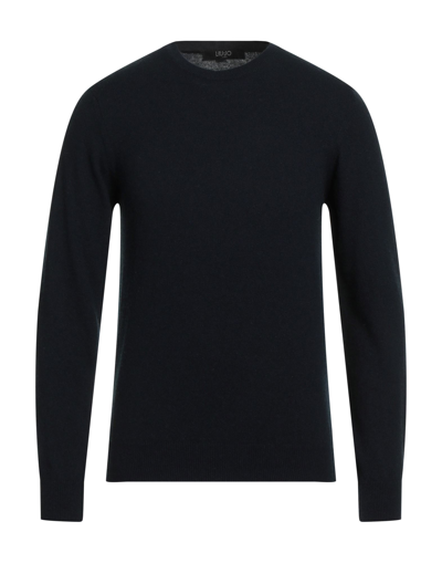 Liu •jo Man Sweaters In Dark Blue