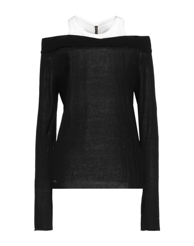 Manila Grace Sweaters In Black