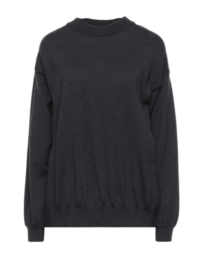 Alpha Studio Sweaters In Steel Grey