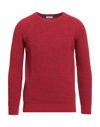 CASHMERE COMPANY CASHMERE COMPANY MAN SWEATER BURGUNDY SIZE 36 WOOL, ALPACA WOOL