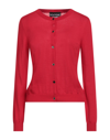 Boutique Moschino Cardigans In Red