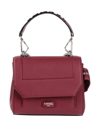 Lancel Handbags In Maroon