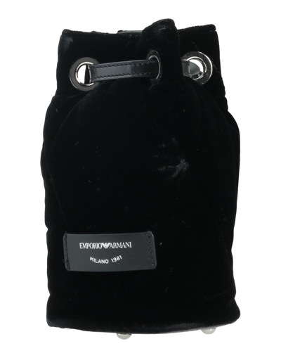 Emporio Armani Backpacks In Black