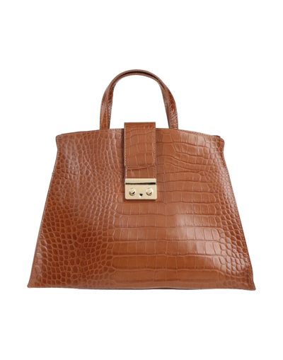 Ab Asia Bellucci Handbags In Camel