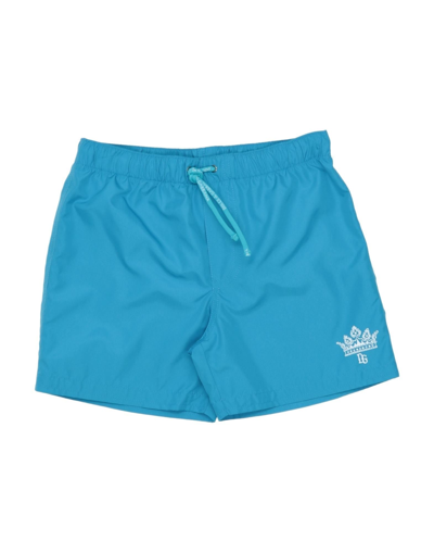 Dolce & Gabbana Kids' Swim Trunks In Blue