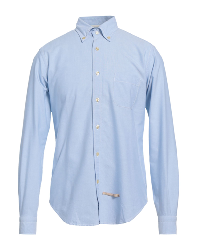 Tintoria Mattei 954 Shirts In Blue