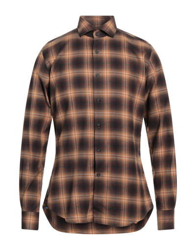 Xacus Shirts In Brown