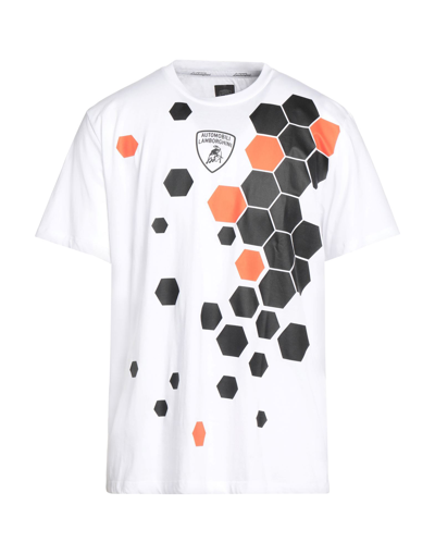 Automobili Lamborghini T-shirts In White