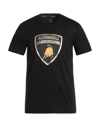 Automobili Lamborghini T-shirts In Black