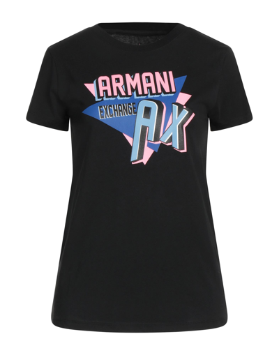 Armani Exchange T-shirts In Black
