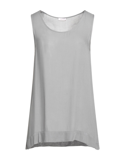 Rossopuro Tank Tops In Grey