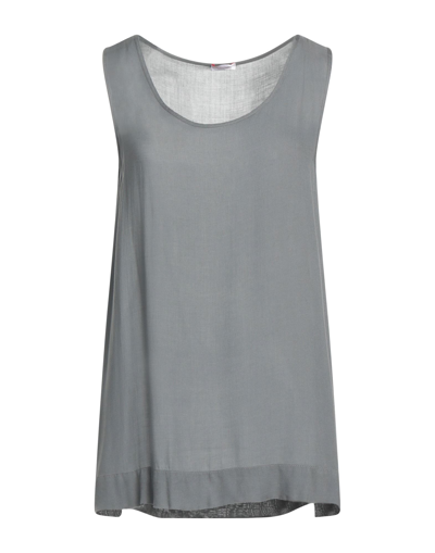 Rossopuro Tops In Grey