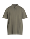 Armani Exchange Polo Shirts In Green