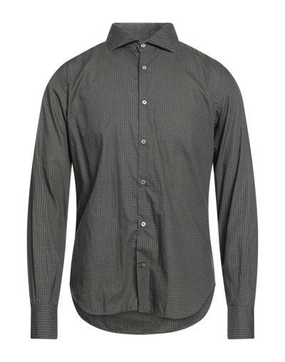 Brooksfield Shirts In Military Green