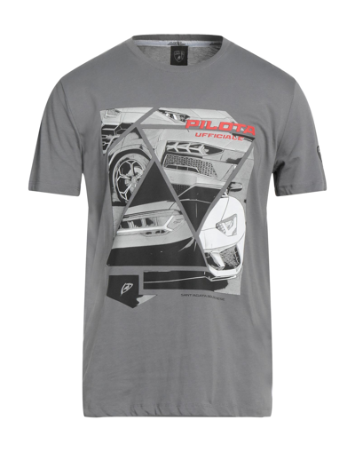 Automobili Lamborghini T-shirts In Grey