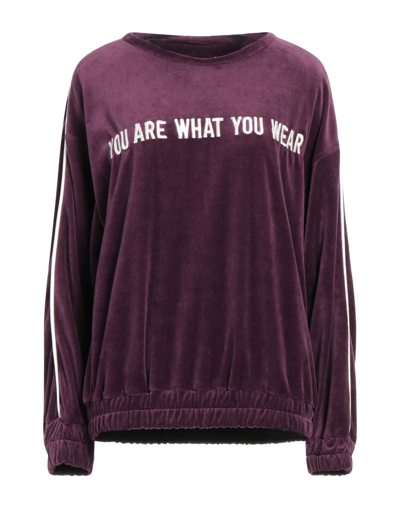 Emma & Gaia Sweatshirts In Purple