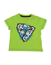 Guess Kids' T-shirts In Green