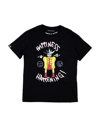 Vision Of Super Kids' T-shirts In Black