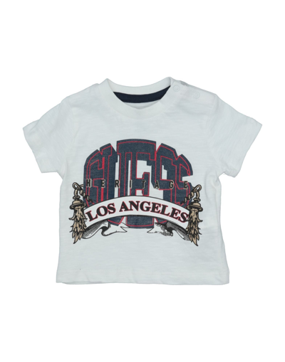 Guess Kids' T-shirts In White