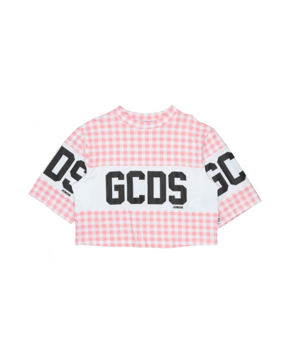 Gcds Mini Kids' T-shirts In Pink