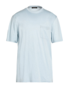 Ermenegildo Zegna T-shirts In Sky Blue