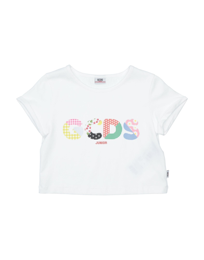 Gcds Mini Kids' T-shirts In White