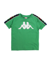 Kappa T-shirts In Green