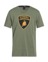 Automobili Lamborghini T-shirts In Military Green