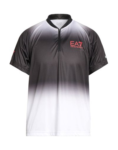 Ea7 T-shirts In Black