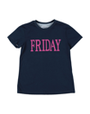 Alberta Ferretti Kids' T-shirts In Blue