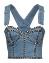 Moschino Tops In Blue