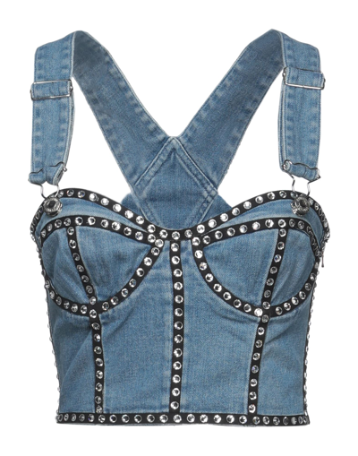 Moschino Tops In Blue