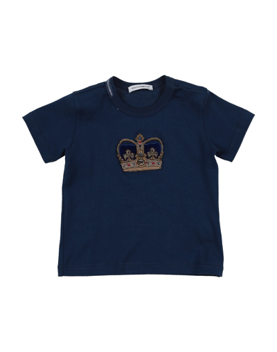 Dolce & Gabbana Kids' T-shirts In Blue