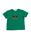 Dolce & Gabbana Kids' T-shirts In Green