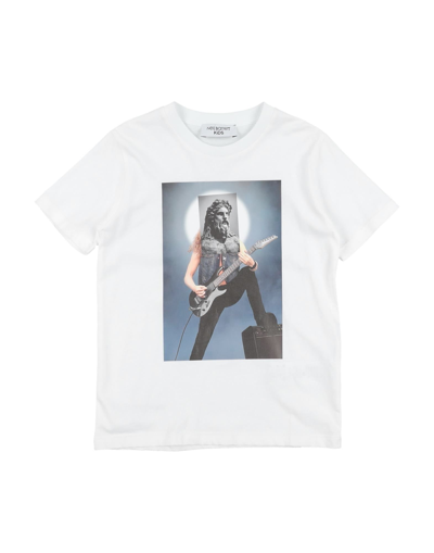 Neil Barrett Kids' T-shirts In White