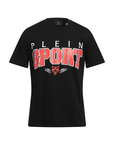 Plein Sport T-shirts In Black