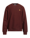 Carhartt Sweatshirts In Cocoa
