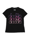 Diadora Kids' T-shirts In Steel Grey