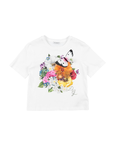 Dolce & Gabbana Kids' T-shirts In White