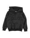 DOLCE & GABBANA DOLCE & GABBANA TODDLER BOY SWEATSHIRT BLACK SIZE 7 POLYESTER, ELASTANE