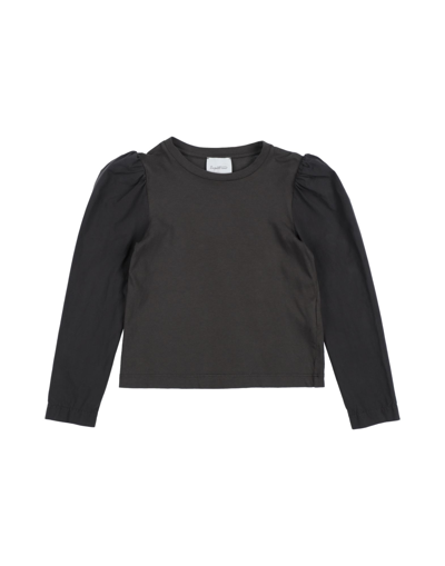 Le Petit Coco Kids' T-shirts In Black