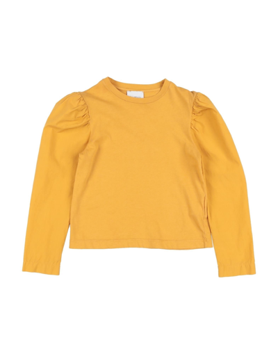 Le Petit Coco Kids' T-shirts In Yellow