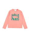Gaelle Paris Kids' T-shirts In Salmon Pink